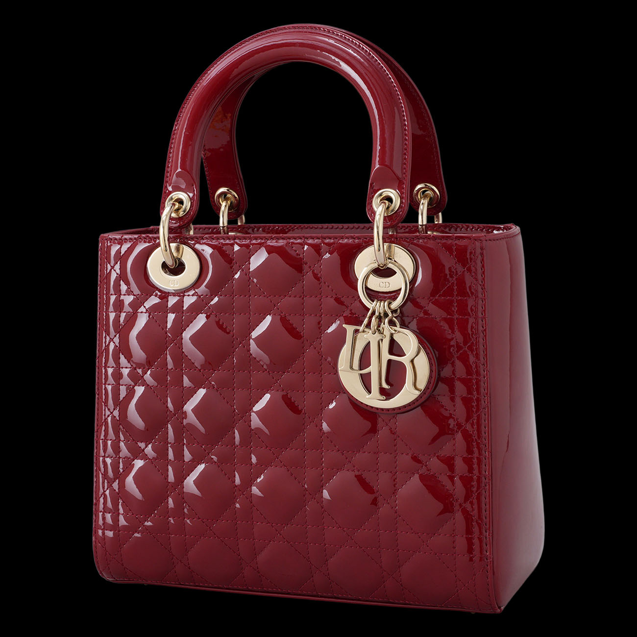 CHRISTIAN DIOR(USED)크리스찬디올 페이던트 레이디디올 미듐